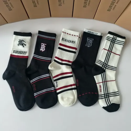Replica Burberry Socks #1396443 $29.00 USD for Wholesale