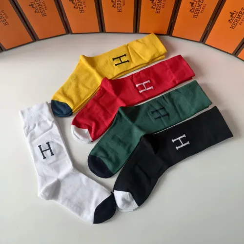 Replica Hermes Socks #1396444 $29.00 USD for Wholesale