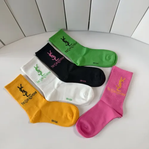 Replica Yves Saint Laurent YSL Socks #1396458 $29.00 USD for Wholesale