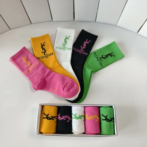 Replica Yves Saint Laurent YSL Socks #1396458 $29.00 USD for Wholesale