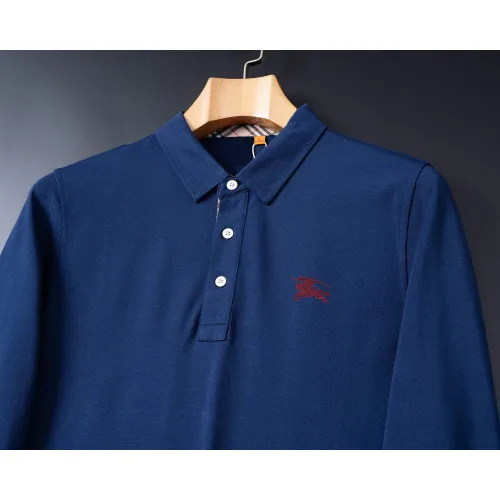 Replica Burberry T-Shirts Long Sleeved For Men #1396478 $52.00 USD for Wholesale