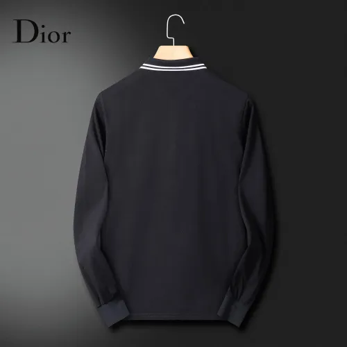 Replica Christian Dior T-Shirts Long Sleeved For Men #1396484 $52.00 USD for Wholesale