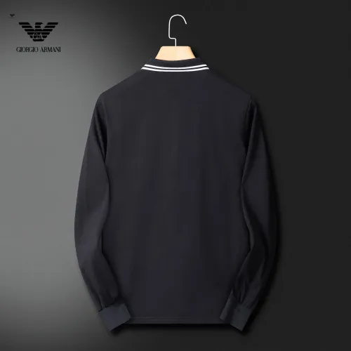 Replica Armani T-Shirts Long Sleeved For Men #1396486 $52.00 USD for Wholesale