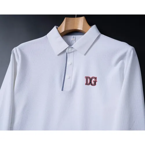 Replica Dolce & Gabbana D&G T-Shirts Long Sleeved For Men #1396491 $52.00 USD for Wholesale