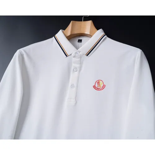 Replica Moncler T-Shirts Long Sleeved For Men #1396501 $52.00 USD for Wholesale