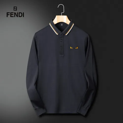 Wholesale Fendi T-Shirts Long Sleeved For Men #1396504 $52.00 USD, Wholesale Quality Replica Fendi T-Shirts