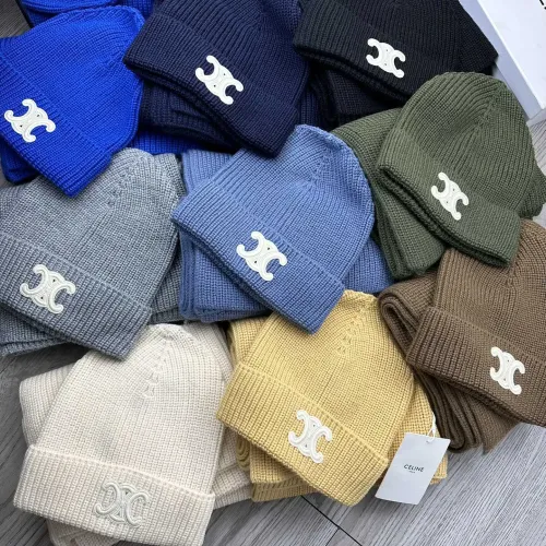 Replica Celine Hat and Scarf Set #1396539 $76.00 USD for Wholesale