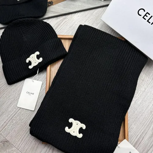 Wholesale Celine Hat and Scarf Set #1396541 $76.00 USD, Wholesale Quality Replica Celine Hat and Scarf and Glove Set