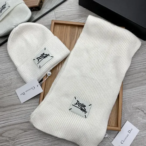 Wholesale Christian Dior Hat and Scarf Set #1396544 $52.00 USD, Wholesale Quality Replica Christian Dior Hat and Scarf and Glove Set