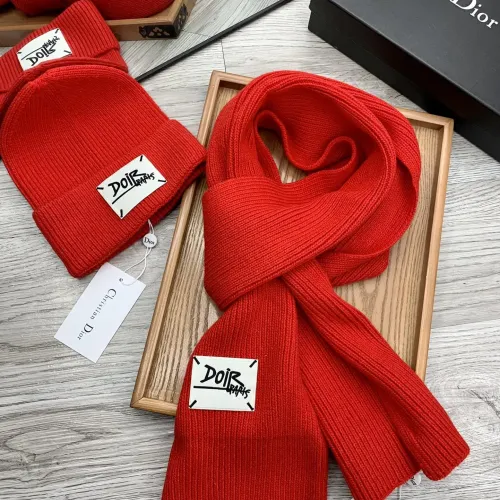 Replica Christian Dior Hat and Scarf Set #1396545 $52.00 USD for Wholesale