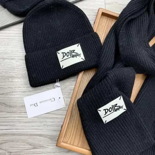 Replica Christian Dior Hat and Scarf Set #1396547 $52.00 USD for Wholesale
