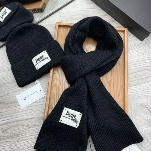 Replica Christian Dior Hat and Scarf Set #1396547 $52.00 USD for Wholesale