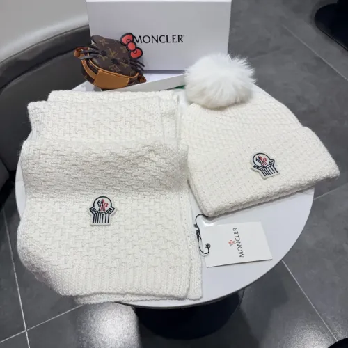 Wholesale Moncler Hat and Scarf Set #1396573 $64.00 USD, Wholesale Quality Replica Moncler Hat and Scarf and Glove Set