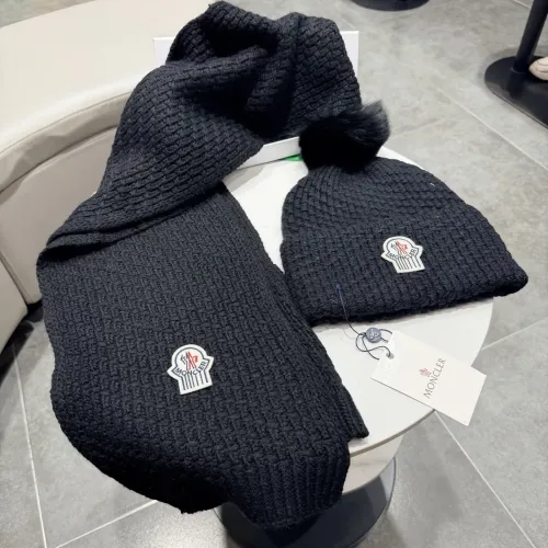 Wholesale Moncler Hat and Scarf Set #1396575 $64.00 USD, Wholesale Quality Replica Moncler Hat and Scarf and Glove Set