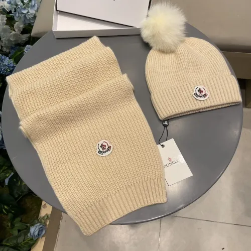 Wholesale Moncler Hat and Scarf Set #1396577 $64.00 USD, Wholesale Quality Replica Moncler Hat and Scarf and Glove Set