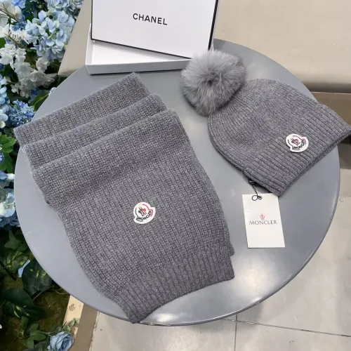 Wholesale Moncler Hat and Scarf Set #1396578 $64.00 USD, Wholesale Quality Replica Moncler Hat and Scarf and Glove Set