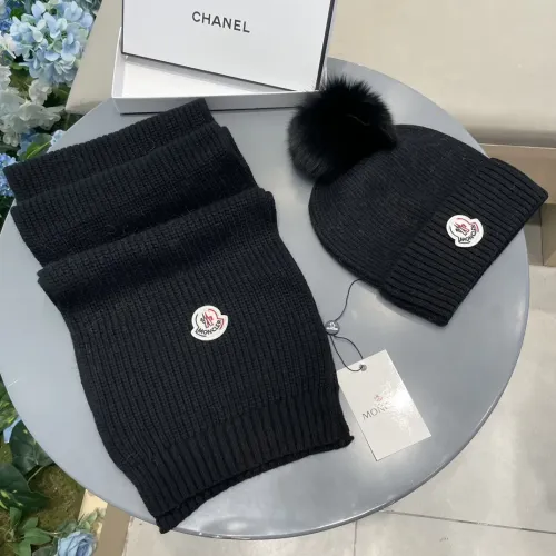Wholesale Moncler Hat and Scarf Set #1396579 $64.00 USD, Wholesale Quality Replica Moncler Hat and Scarf and Glove Set