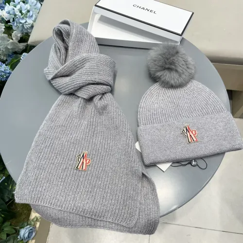 Wholesale Moncler Hat and Scarf Set #1396582 $64.00 USD, Wholesale Quality Replica Moncler Hat and Scarf and Glove Set