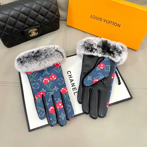 Replica Louis Vuitton LV Gloves For Women #1396630 $48.00 USD for Wholesale