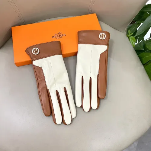 Replica Hermes Gloves For Women #1396678 $48.00 USD for Wholesale