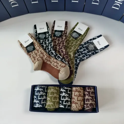 Replica Christian Dior Socks #1396855 $29.00 USD for Wholesale