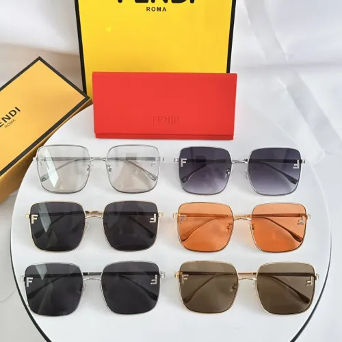 Replica Fendi AAA Quality Sunglasses #1396945 $60.00 USD for Wholesale