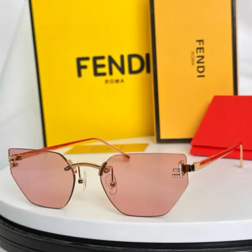 Wholesale Fendi AAA Quality Sunglasses #1396956 $60.00 USD, Wholesale Quality Replica Fendi AAA Quality Sunglasses
