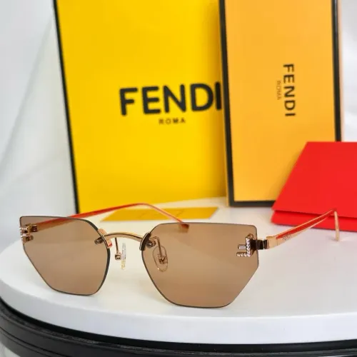 Wholesale Fendi AAA Quality Sunglasses #1396958 $60.00 USD, Wholesale Quality Replica Fendi AAA Quality Sunglasses