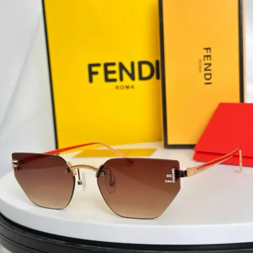 Wholesale Fendi AAA Quality Sunglasses #1396959 $60.00 USD, Wholesale Quality Replica Fendi AAA Quality Sunglasses