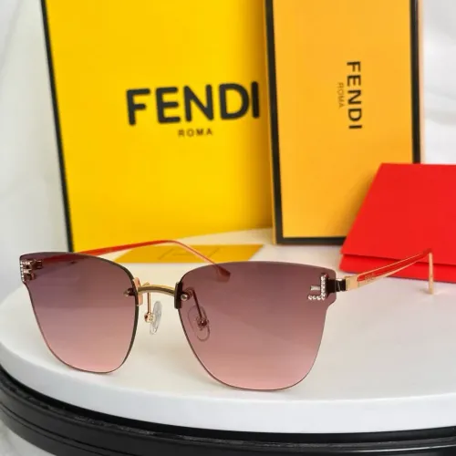 Wholesale Fendi AAA Quality Sunglasses #1396964 $60.00 USD, Wholesale Quality Replica Fendi AAA Quality Sunglasses
