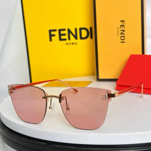 Wholesale Fendi AAA Quality Sunglasses #1396965 $60.00 USD, Wholesale Quality Replica Fendi AAA Quality Sunglasses