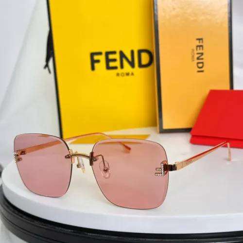 Wholesale Fendi AAA Quality Sunglasses #1396973 $60.00 USD, Wholesale Quality Replica Fendi AAA Quality Sunglasses