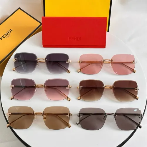 Replica Fendi AAA Quality Sunglasses #1396975 $60.00 USD for Wholesale