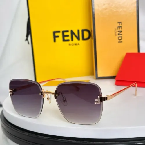 Wholesale Fendi AAA Quality Sunglasses #1396977 $60.00 USD, Wholesale Quality Replica Fendi AAA Quality Sunglasses