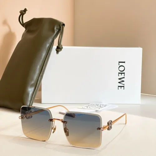 Wholesale LOEWE AAA Quality Sunglasses #1397038 $64.00 USD, Wholesale Quality Replica LOEWE AAA Quality Sunglasses