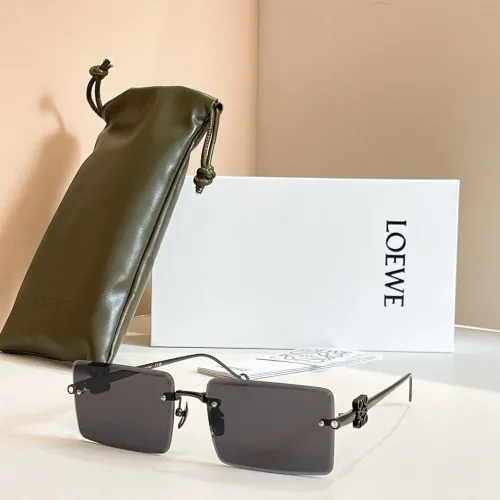 Wholesale LOEWE AAA Quality Sunglasses #1397047 $64.00 USD, Wholesale Quality Replica LOEWE AAA Quality Sunglasses