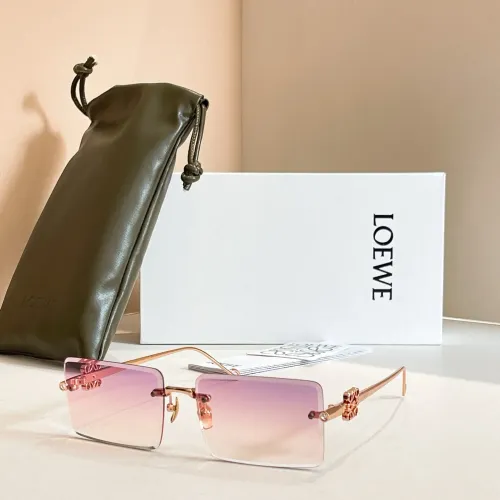 Wholesale LOEWE AAA Quality Sunglasses #1397049 $64.00 USD, Wholesale Quality Replica LOEWE AAA Quality Sunglasses