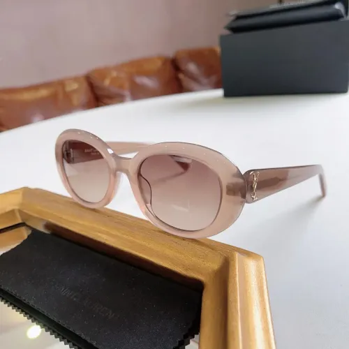 Wholesale Yves Saint Laurent YSL AAA Quality Sunglasses #1397155 $48.00 USD, Wholesale Quality Replica Yves Saint Laurent YSL AAA Quality Sunglasses