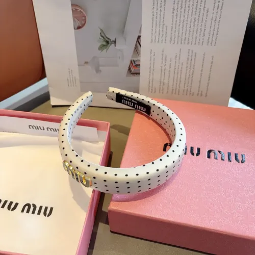 Replica MIU MIU Headband For Women #1397209 $27.00 USD for Wholesale