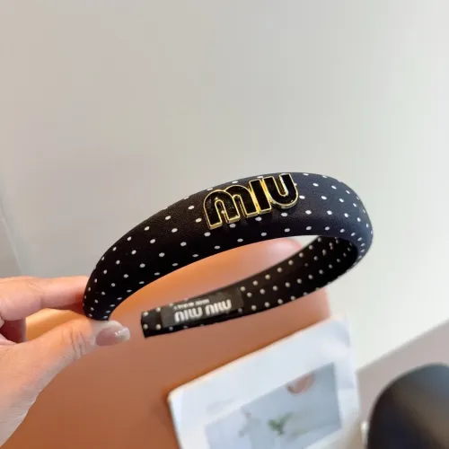 Wholesale MIU MIU Headband For Women #1397210 $27.00 USD, Wholesale Quality Replica MIU MIU Headband