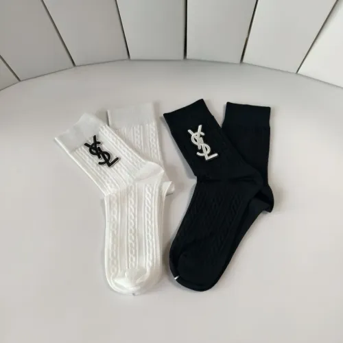 Replica Yves Saint Laurent YSL Socks #1397220 $29.00 USD for Wholesale