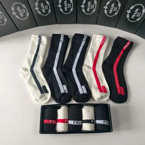 Replica Prada Socks #1397222 $29.00 USD for Wholesale