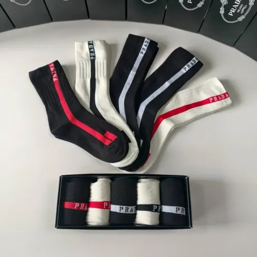 Replica Prada Socks #1397222 $29.00 USD for Wholesale