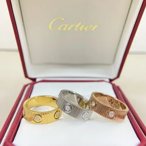 Replica Cartier Rings In Rose Gold For Unisex #1397469 $27.00 USD for Wholesale