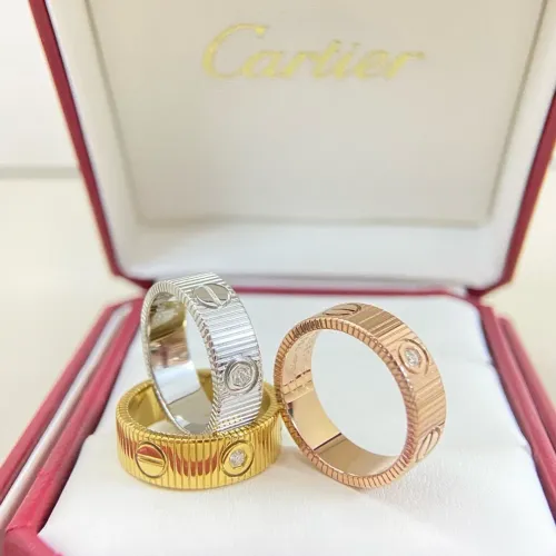 Replica Cartier Rings In Rose Gold For Unisex #1397472 $27.00 USD for Wholesale