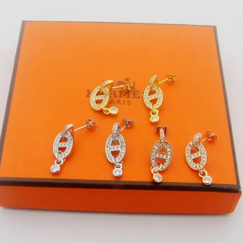 Replica Hermes Earrings For Women #1397565 $25.00 USD for Wholesale