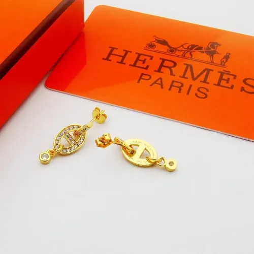 Replica Hermes Earrings For Women #1397567 $25.00 USD for Wholesale