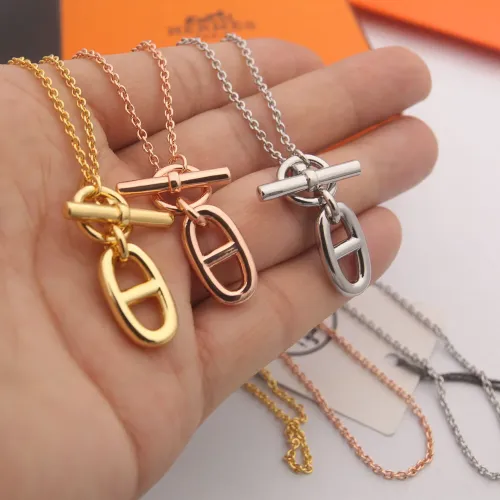 Replica Hermes Necklaces #1397568 $25.00 USD for Wholesale