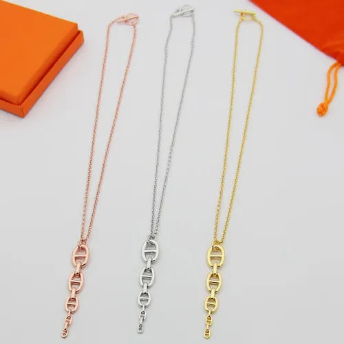 Replica Hermes Necklaces #1397572 $25.00 USD for Wholesale
