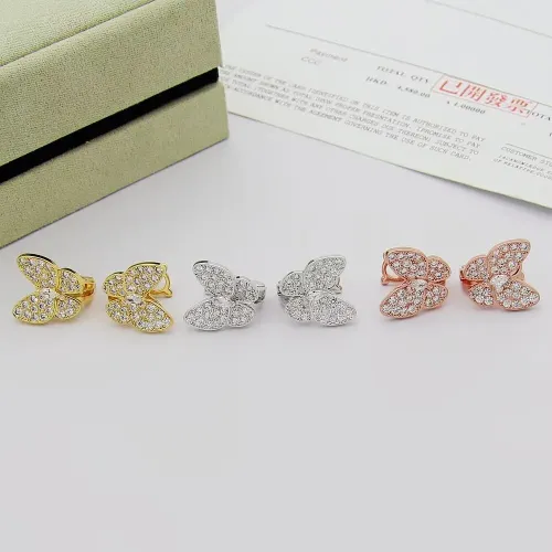 Replica Van Cleef & Arpels Earrings For Women #1397713 $32.00 USD for Wholesale